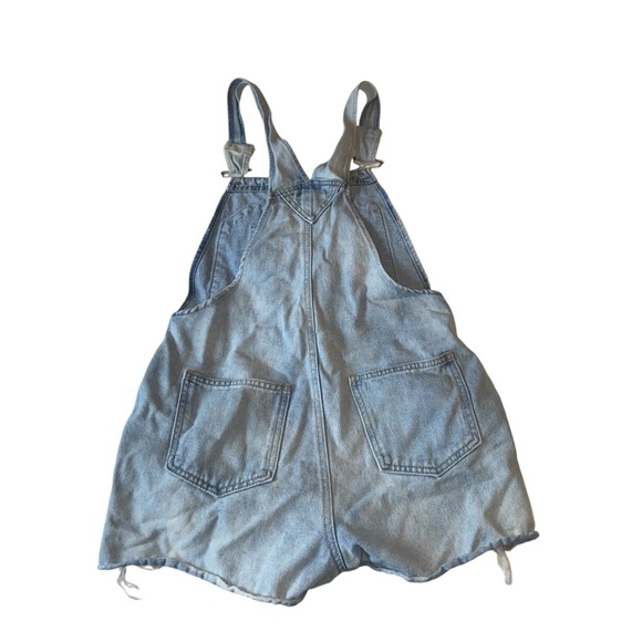 Wild Fable Overall Jean Shorts - distressed looking - women’s size XS - Picture 2 of 7